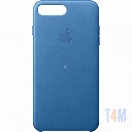 CAPA SILICONE LEATHER CASE APPLE IPHONE 7 / 8 (4.7") AZUL